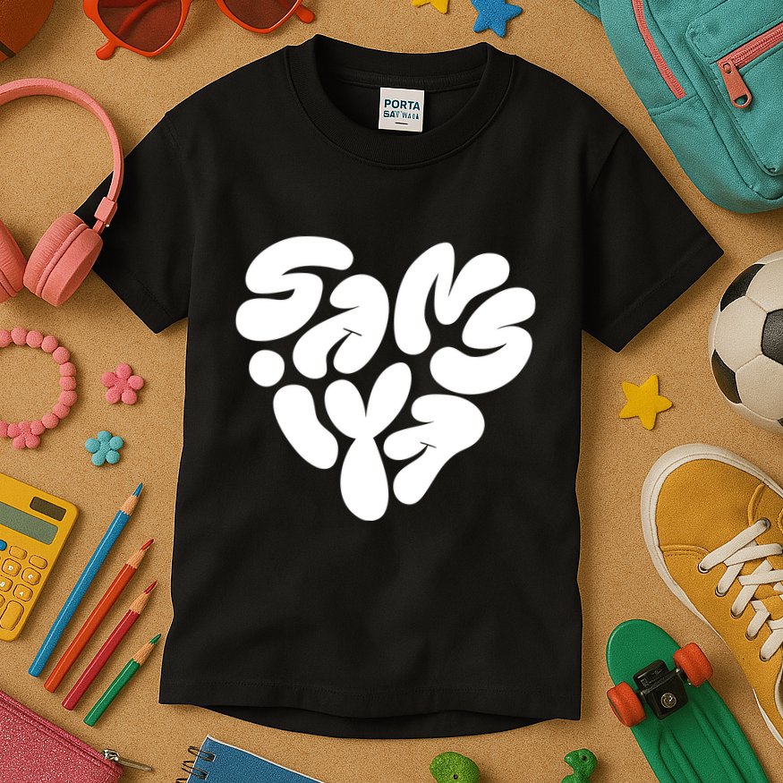 Thegrefg Wearing Saiyans CorazóN Saiyans V.2 Kids T-Shirt