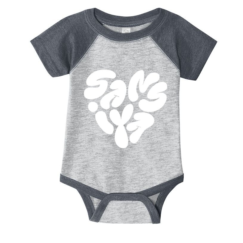 Thegrefg Wearing Saiyans CorazóN Saiyans V.2 Infant Baby Jersey Bodysuit