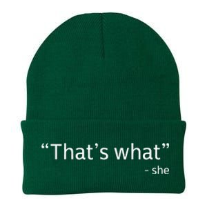 Thats What She Said Funny Workplace Office Knit Cap Winter Beanie