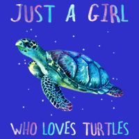 Turtle Watercolor Sea Ocean Just A Girl Who Loves Turtles Cute Gift Tank Top
