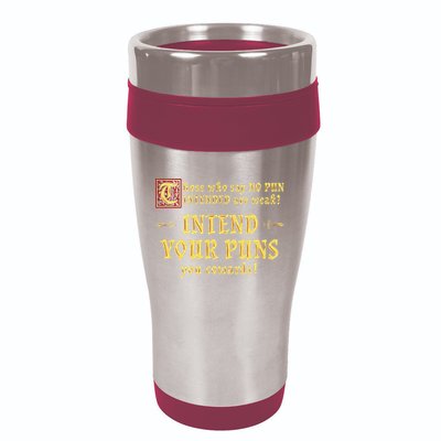 Those Who Say No Pun Intended Are Weak Intend Your Puns 16oz Travel Tumbler