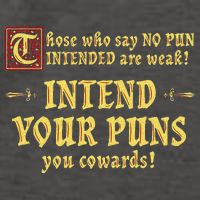 Those Who Say No Pun Intended Are Weak Intend Your Puns Vector Backpack