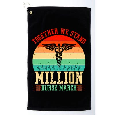 Together We Stand Million Nurse March Golf Towel