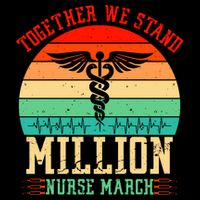 Together We Stand Million Nurse March Visor