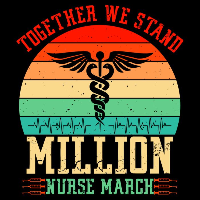 Together We Stand Million Nurse March Visor
