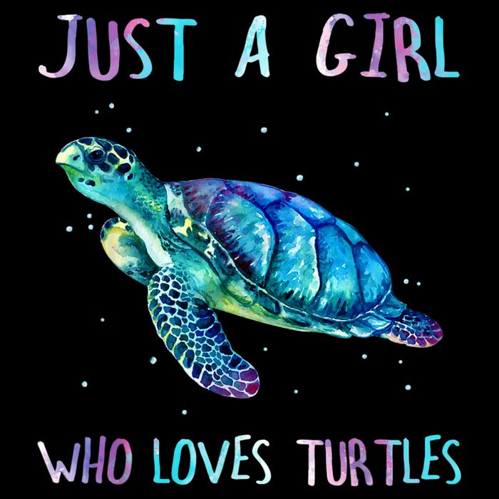 Turtle Watercolor Sea Ocean Just A Girl Who Loves Turtles Bucket Hat