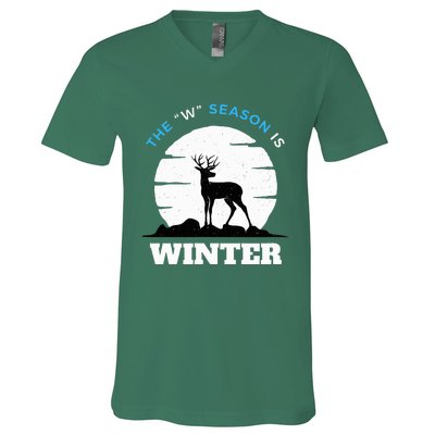 The W Season Is Winter V-Neck T-Shirt