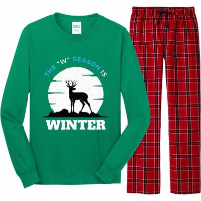 The W Season Is Winter Long Sleeve Pajama Set