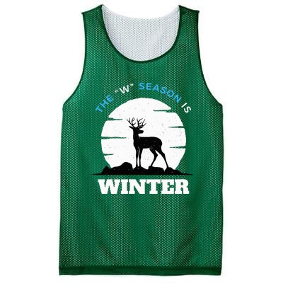 The W Season Is Winter Mesh Reversible Basketball Jersey Tank