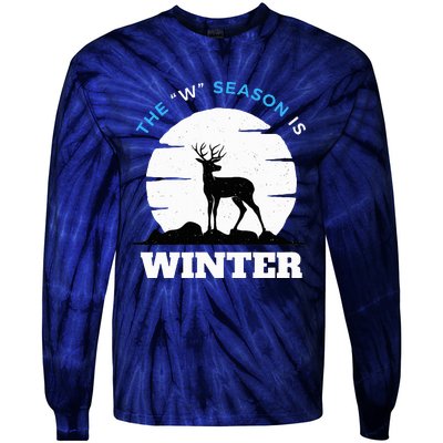 The W Season Is Winter Tie-Dye Long Sleeve Shirt