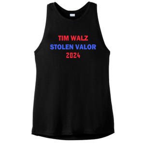 Tim Walz Stolen Valor Ladies PosiCharge Tri-Blend Wicking Tank