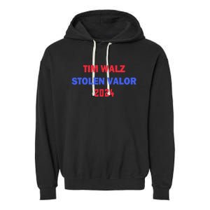 Tim Walz Stolen Valor Garment-Dyed Fleece Hoodie