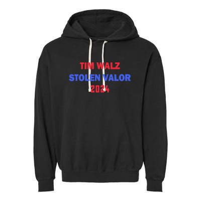 Tim Walz Stolen Valor Garment-Dyed Fleece Hoodie