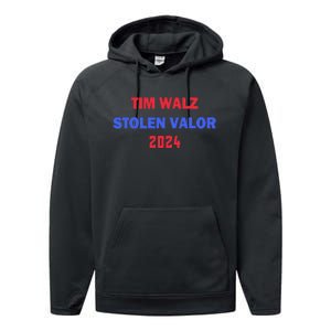 Tim Walz Stolen Valor Performance Fleece Hoodie