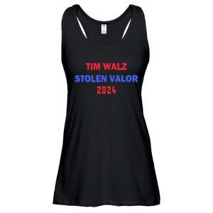 Tim Walz Stolen Valor Ladies Essential Flowy Tank