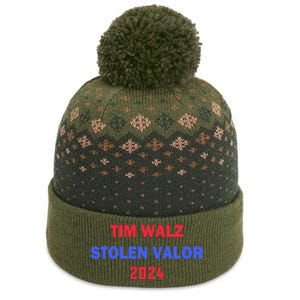 Tim Walz Stolen Valor The Baniff Cuffed Pom Beanie