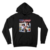 Trump Works The Drive Thru Fast Food Worker French Fries Hoodie