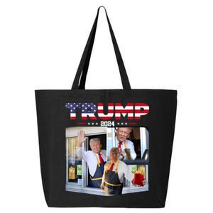 Trump Works The Drive Thru Fast Food Worker French Fries 25L Jumbo Tote