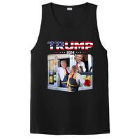 Trump Works The Drive Thru Fast Food Worker French Fries PosiCharge Competitor Tank