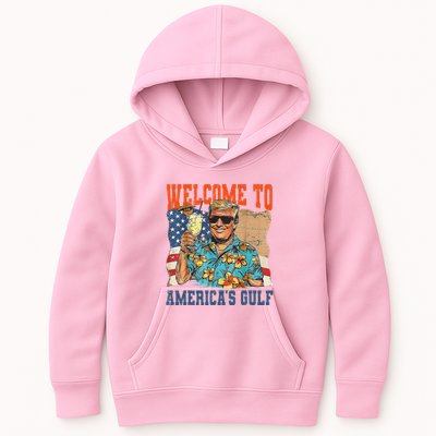 Trump Welcome To AmericaS Gulf Mexico Kids Hoodie