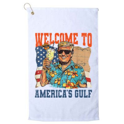 Trump Welcome To AmericaS Gulf Mexico Golf Towel