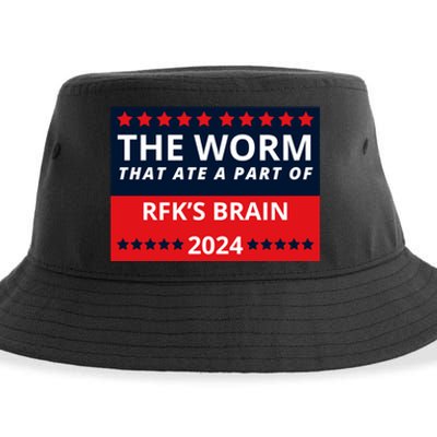 The Worm That Ate A Part Of Rfk’S Brain 2024 Sustainable Bucket Hat