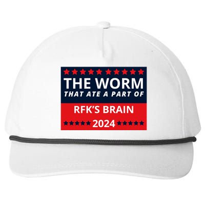 The Worm That Ate A Part Of Rfk’S Brain 2024 Snapback Five-Panel Rope Hat