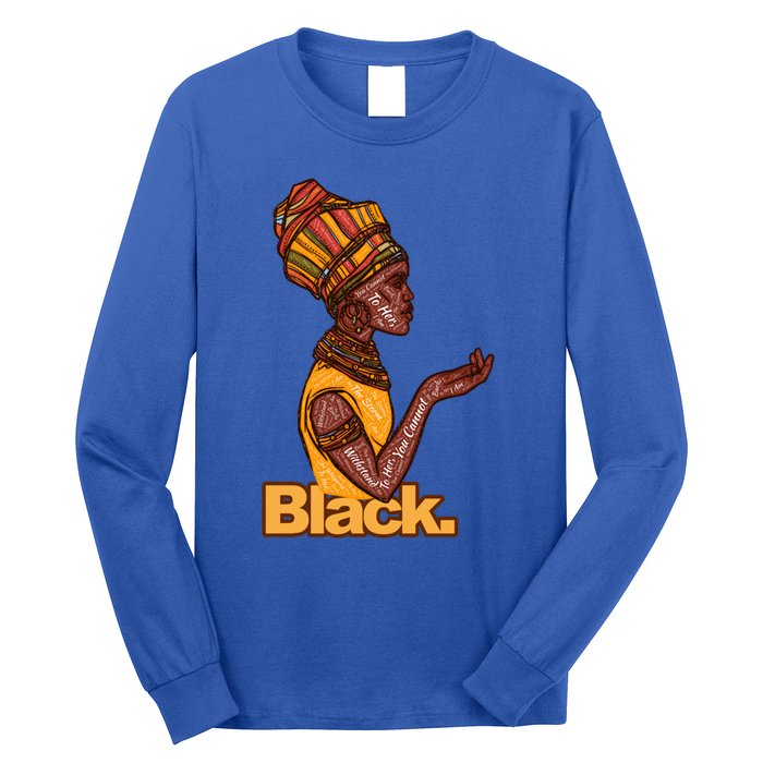 They Whispered To Her African Black History Month Funny Gift Long Sleeve Shirt