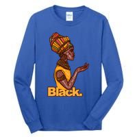 They Whispered To Her African Black History Month Funny Gift Tall Long Sleeve T-Shirt