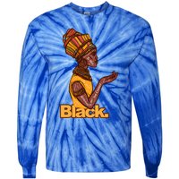 They Whispered To Her African Black History Month Funny Gift Tie-Dye Long Sleeve Shirt