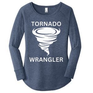 Tornado Wrangler Women's Perfect Tri Tunic Long Sleeve Shirt