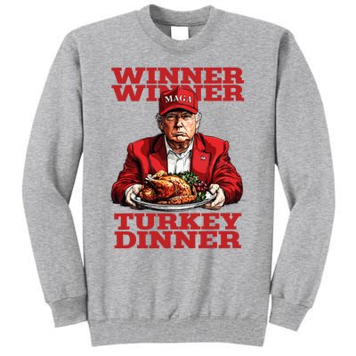 Trump Winner Turkey Dinner Thanksgiving Daddys Home Tall Sweatshirt