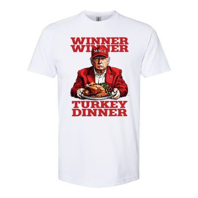 Trump Winner Turkey Dinner Thanksgiving Daddys Home Softstyle CVC T-Shirt