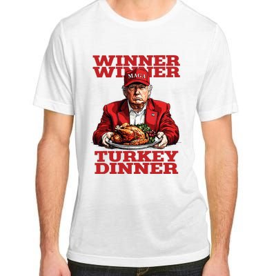 Trump Winner Turkey Dinner Thanksgiving Daddys Home Adult ChromaSoft Performance T-Shirt