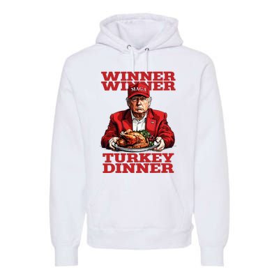 Trump Winner Turkey Dinner Thanksgiving Daddys Home Premium Hoodie