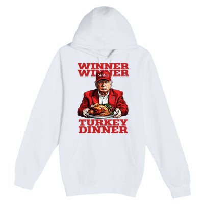 Trump Winner Turkey Dinner Thanksgiving Daddys Home Premium Pullover Hoodie