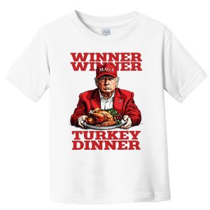 Trump Winner Turkey Dinner Thanksgiving Daddys Home Toddler T-Shirt