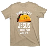 Tacos Wanna Taco Bout Jesus Lettuce Pray T-Shirt