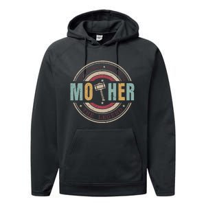 The Woman The Myth The Legend Mother Mother's Day Mathor Performance Fleece Hoodie