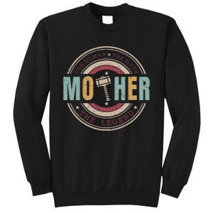 The Woman The Myth The Legend Mother Mother's Day Mathor Sweatshirt