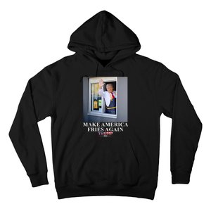 Trump Works The Drivethru Make America Fries Again Hoodie