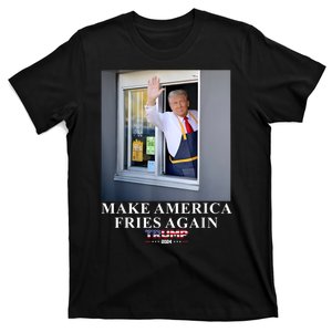 Trump Works The Drivethru Make America Fries Again T-Shirt