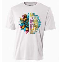 They Whispered To Her You CanT Withstand The Storm She Whispered Back I Am The Cooling Performance Crew T-Shirt