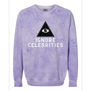 Train With Tish Ignore Celebrities Colorblast Crewneck Sweatshirt