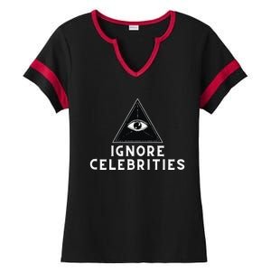 Train With Tish Ignore Celebrities Ladies Halftime Notch Neck Tee