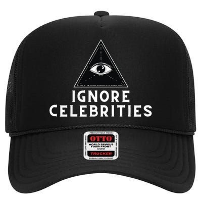 Train With Tish Ignore Celebrities High Crown Mesh Back Trucker Hat