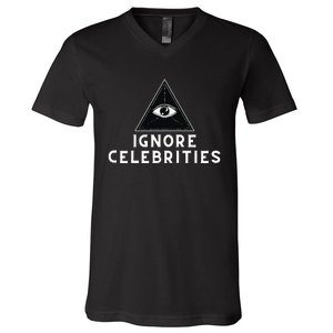 Train With Tish Ignore Celebrities V-Neck T-Shirt