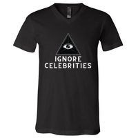 Train With Tish Ignore Celebrities V-Neck T-Shirt