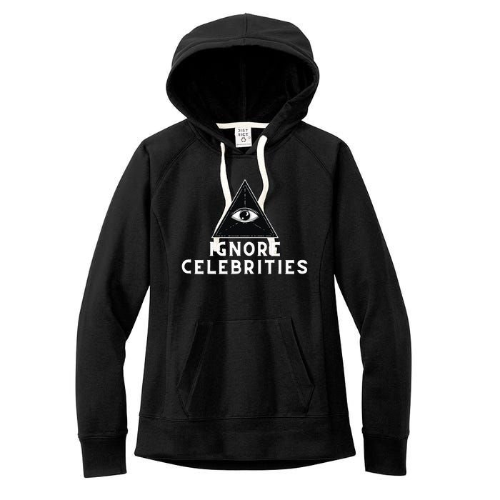 Train With Tish Ignore Celebrities Women's Fleece Hoodie