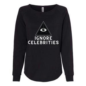 Train With Tish Ignore Celebrities Womens California Wash Sweatshirt